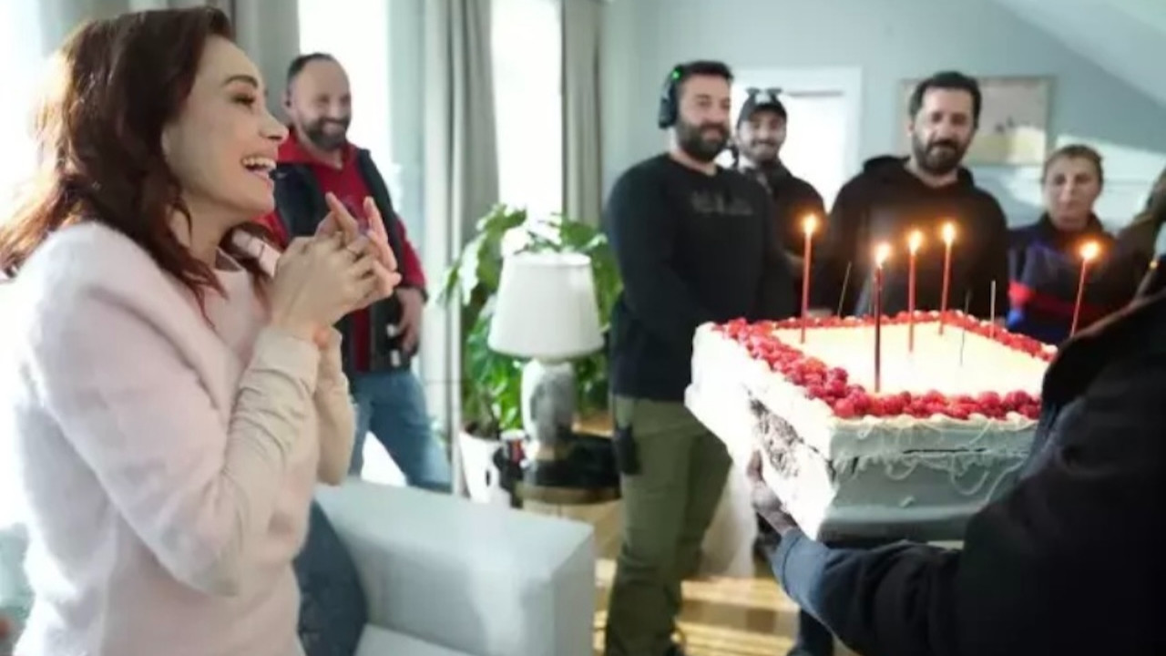 Eşini kaybetmişti! Özgü Namal'a sette büyük sürpriz