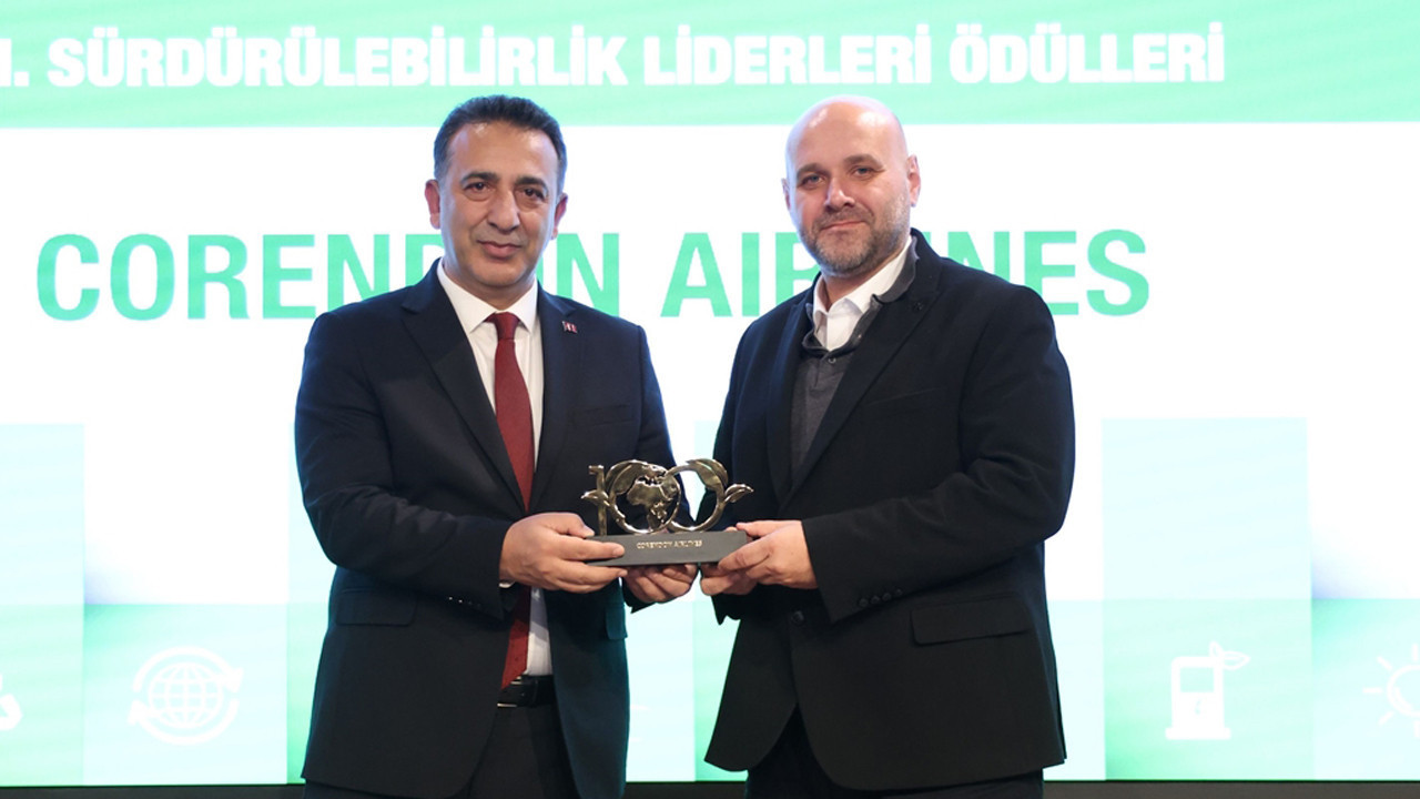Corendon Airlines'a sürdürülebilirlik ödülü