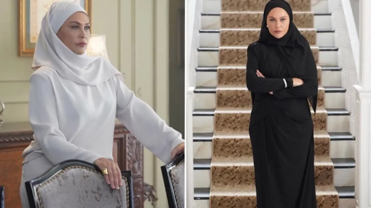 Hülya Avşar rol için tesettüre girdi! Yorumu ise olay yarattı