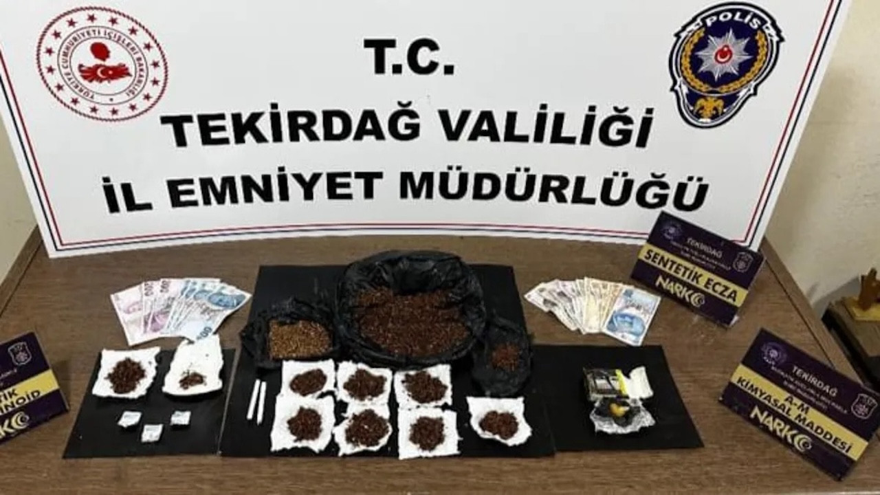 Tekirdağ'da uyuşturucu operasyonu! 27 kişiye gözaltı