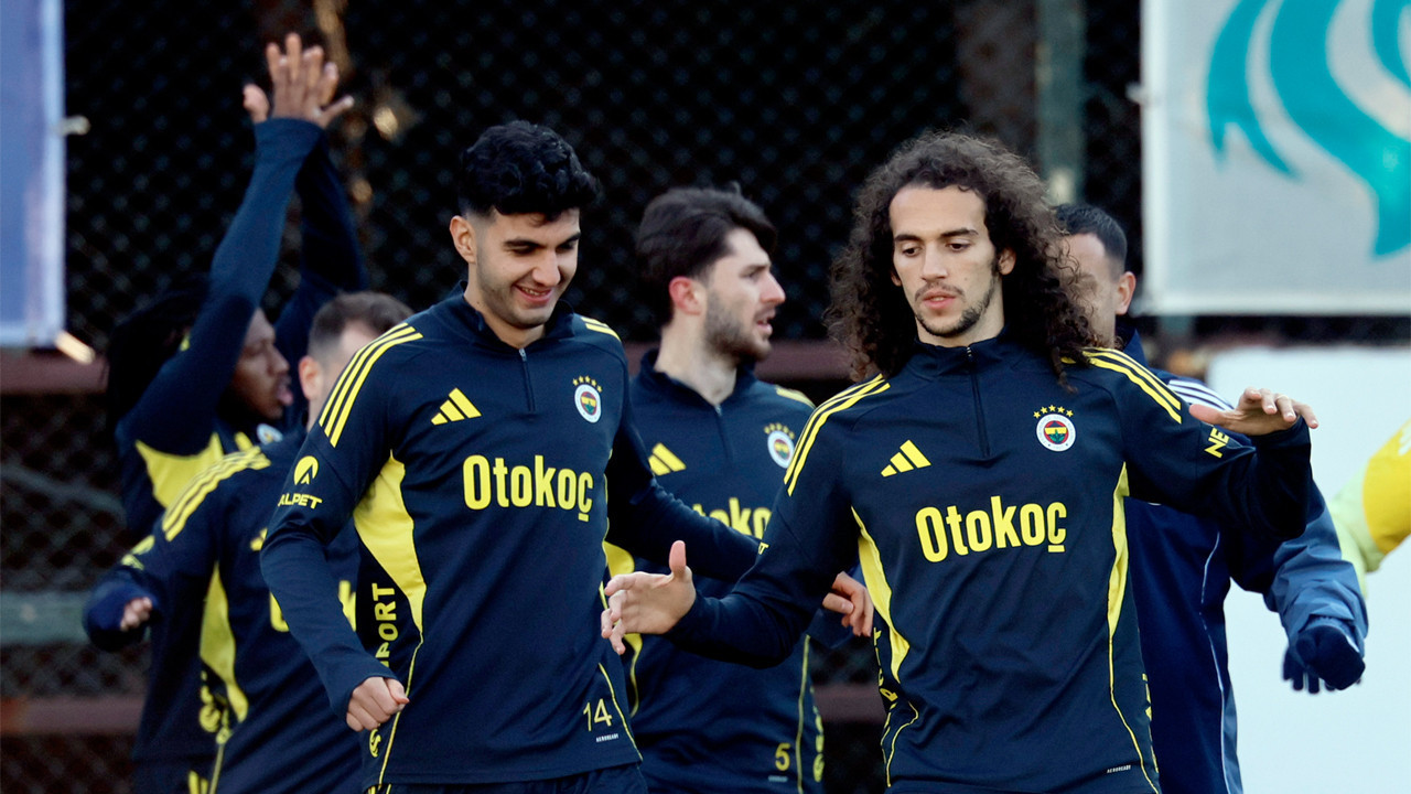 Fenerbahçe'de Matteo Guendouzi antremana çıktı