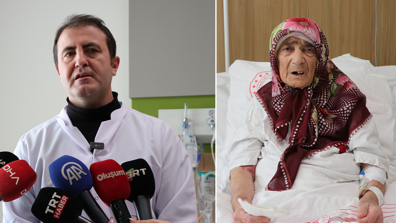 Gaziantep'te 87 yaşındaki kadının karnından çıkan tümörün büyüklüğü şaşırttı