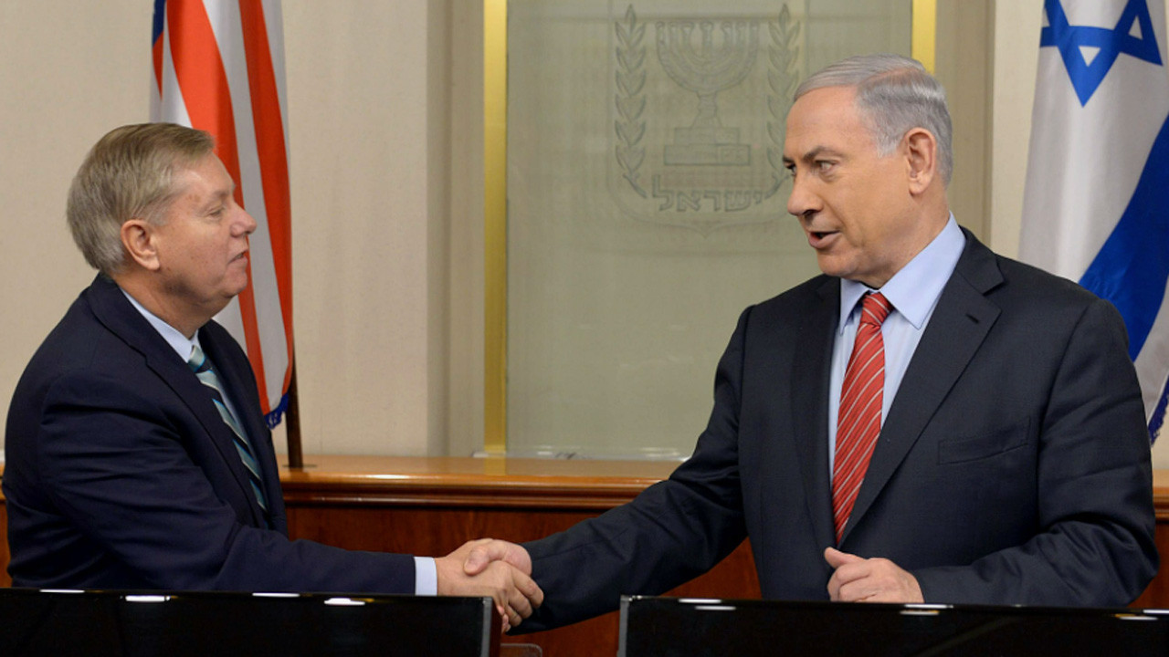 ABD'li senatör Graham, Netanyahu ve diğer İsrailli yetkililerle görüştü