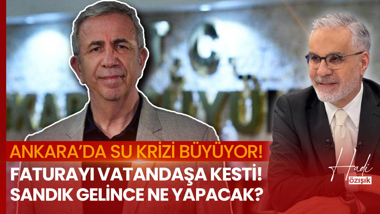 Ankara’da su krizi büyüyor: Mansur Yavaş çözüm yerine halkı suçladı!