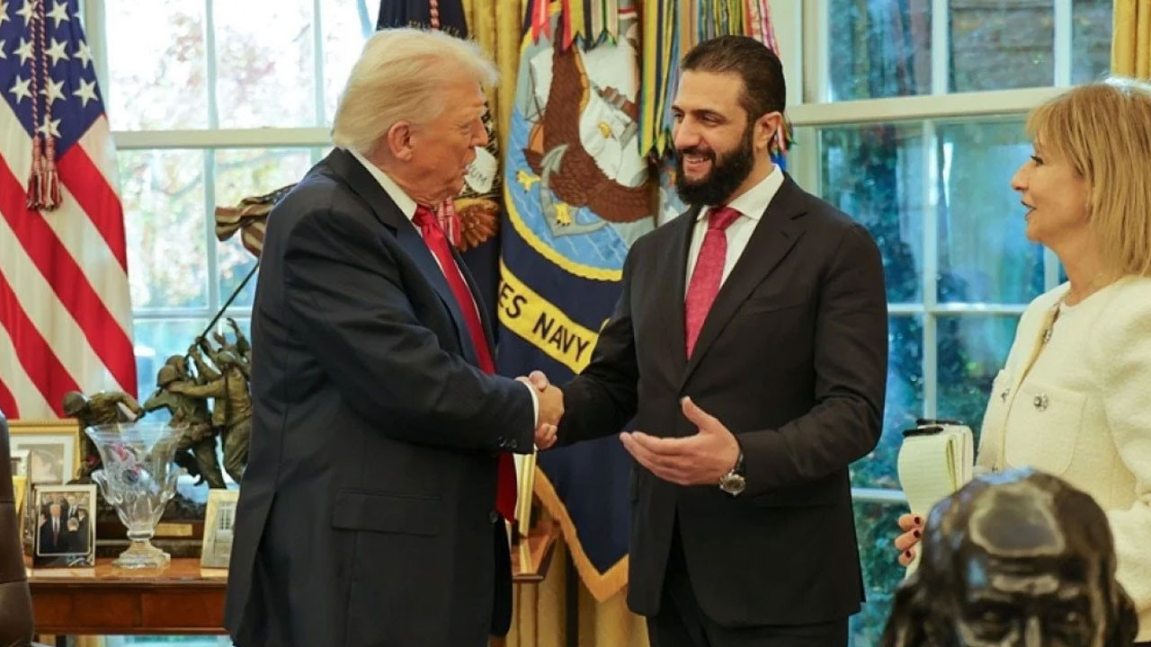 ABD Başkanı Trump, Suriye Cumhurbaşkanı Şara ile görüştü