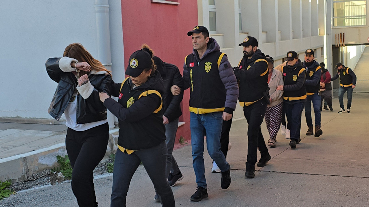 Adana merkezli fuhuş operasyonu: 14 zanlı tutuklandı