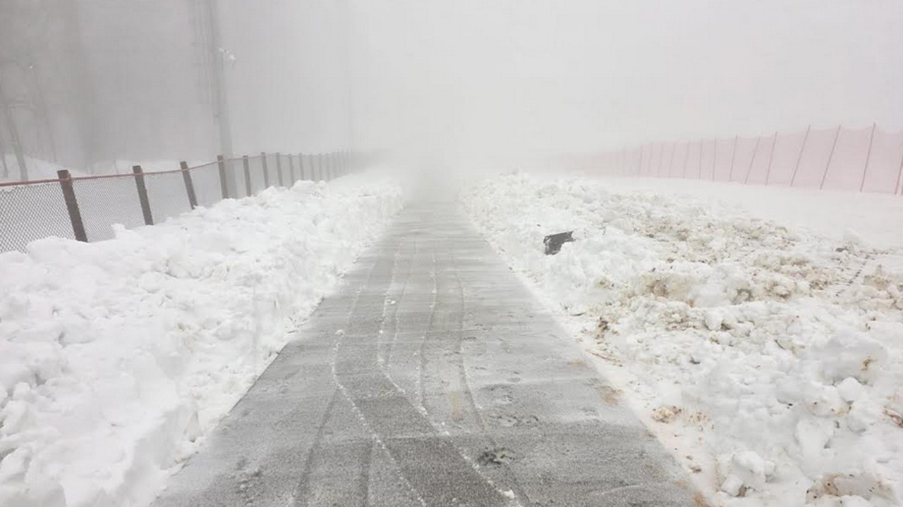 Kuzuyayla Kızak Pisti daha keyifli olacak yürüyen bant yakında hizmete giriyor