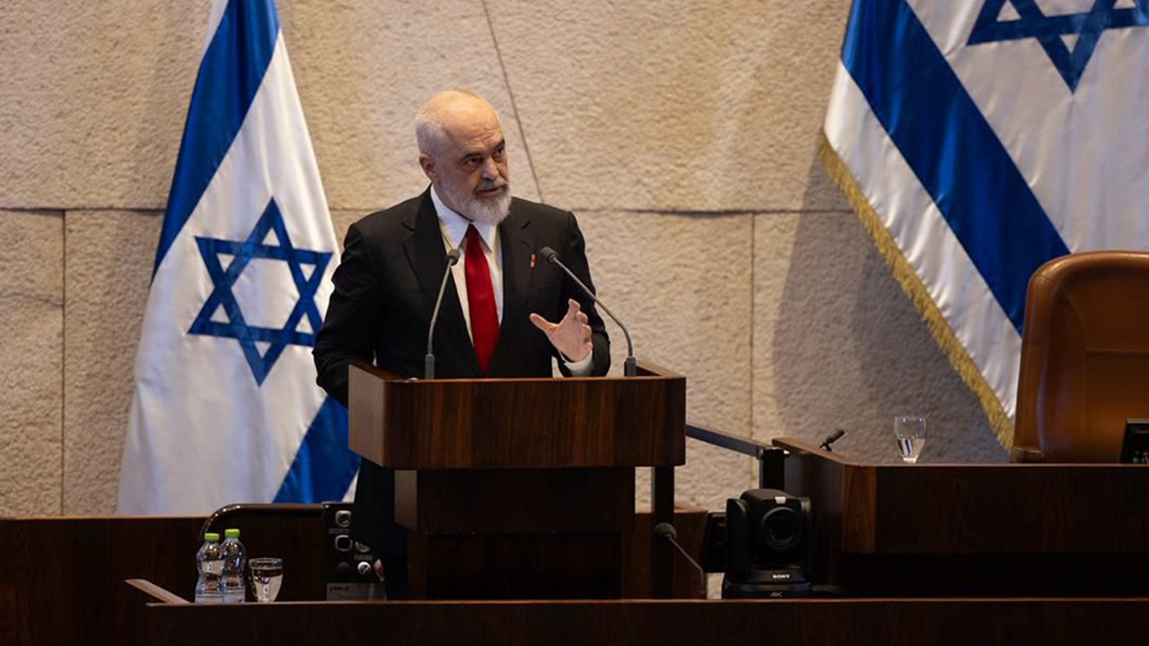 İsrail Parlamentosu'nda konuştu! Başbakan Edi Rama'dan "Türkiye" sözleri