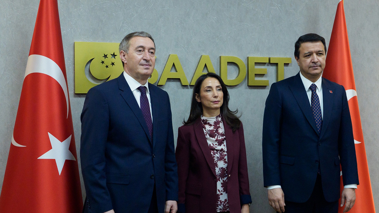 DEM Parti heyetinden Saadet Partisi Genel Başkanı Arıkan'a ziyaret