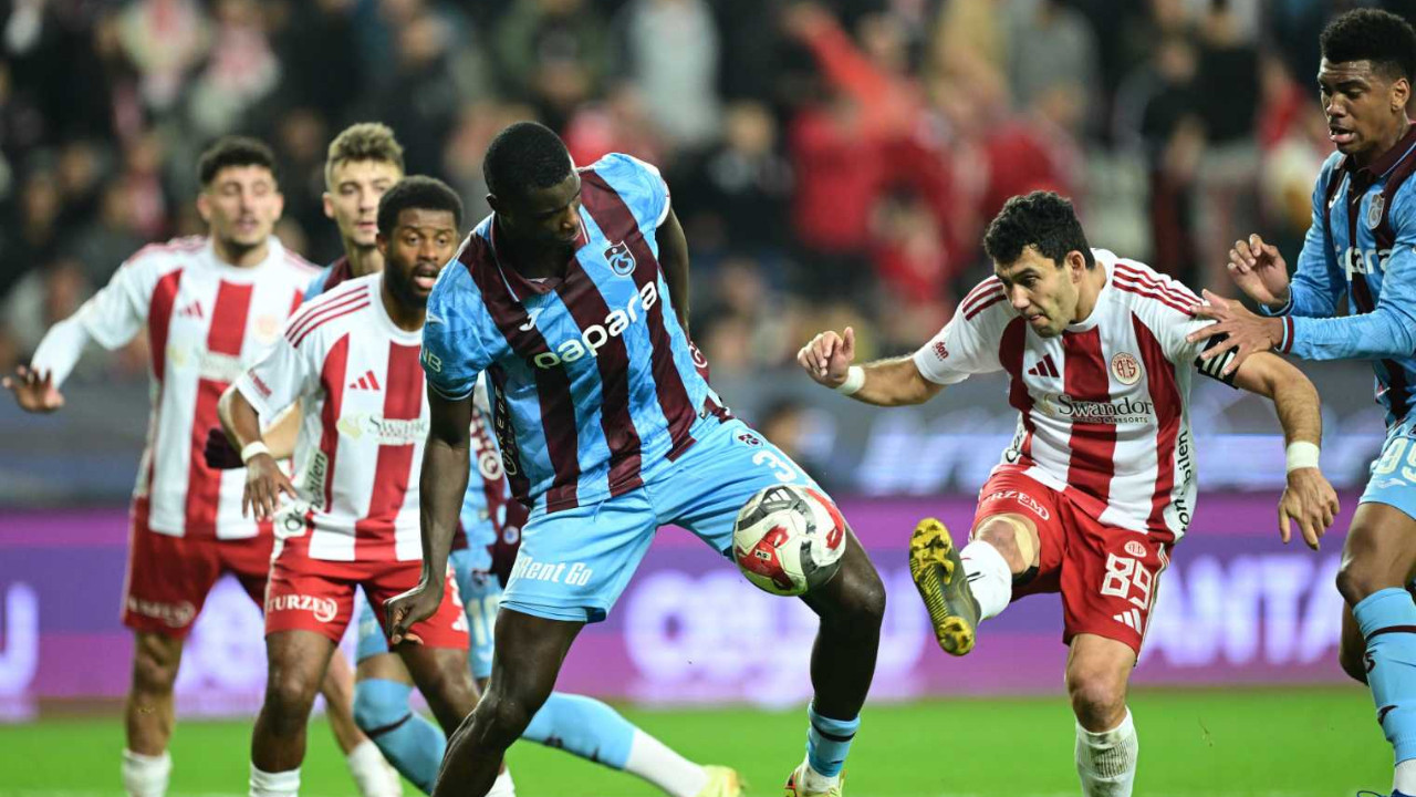 Trabzonspor'a Antalyaspor engeli
