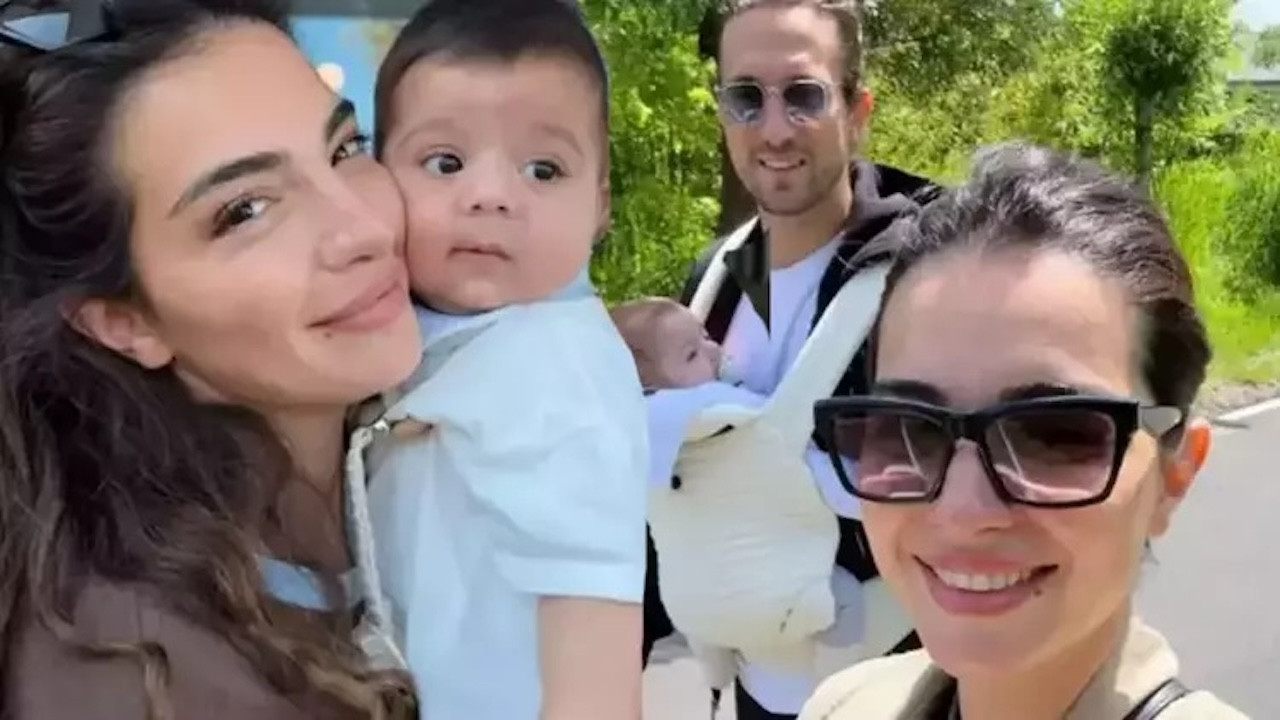 Melisa Aslı Pamuk ve Yusuf Yazıcı'nın oğlu 1 yaşında! Aile pozuna beğeni yağdı...