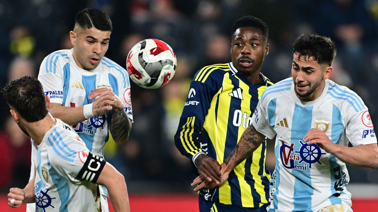 Fenerbahçe sahasında Erzurumspor'u 3-1 mağlup etti