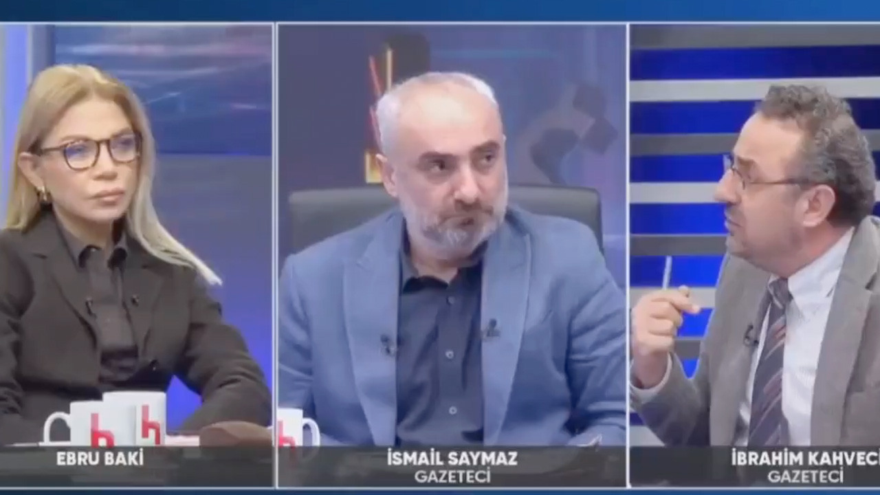 Halk TV'de İsmail Saymaz ve İbrahim Kahveci karşı karşıya geldi! Konu Özgür Özel'in küfürlü mesajları