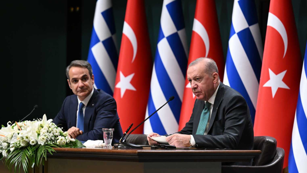 Cumhurbaşkanı Erdoğan ve Miçotakis'ten ortak basın toplantısı