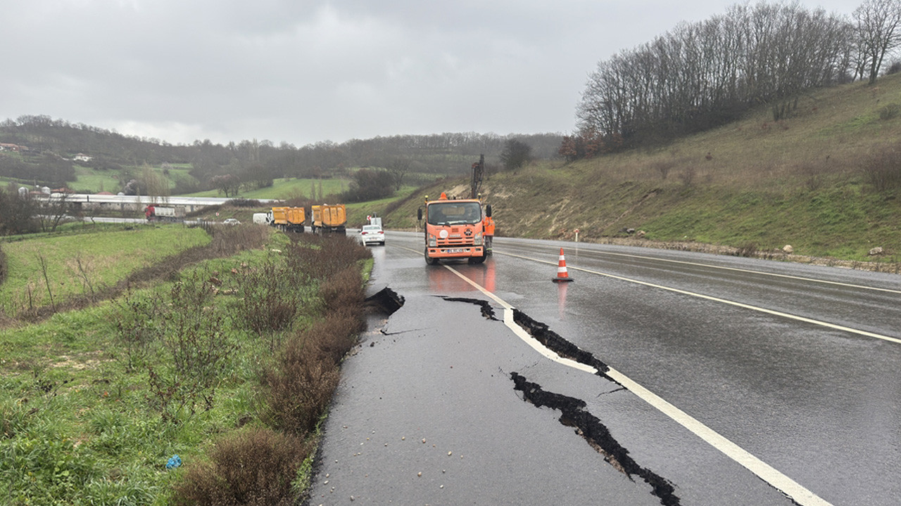 Sürücüler görünce ekiplere haber verdi! Korkutan görüntü