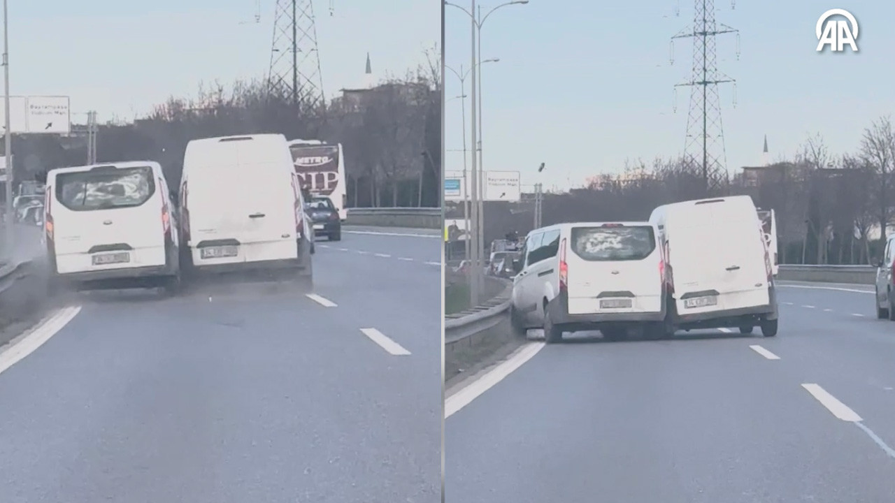 İstanbul'da bunu da gördük! Kavga ettiği kişiye arabasıyla daldı