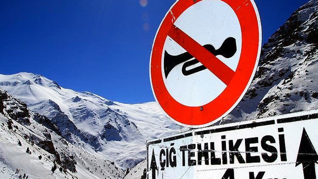 Meteoroloji'den çığ uyarısı