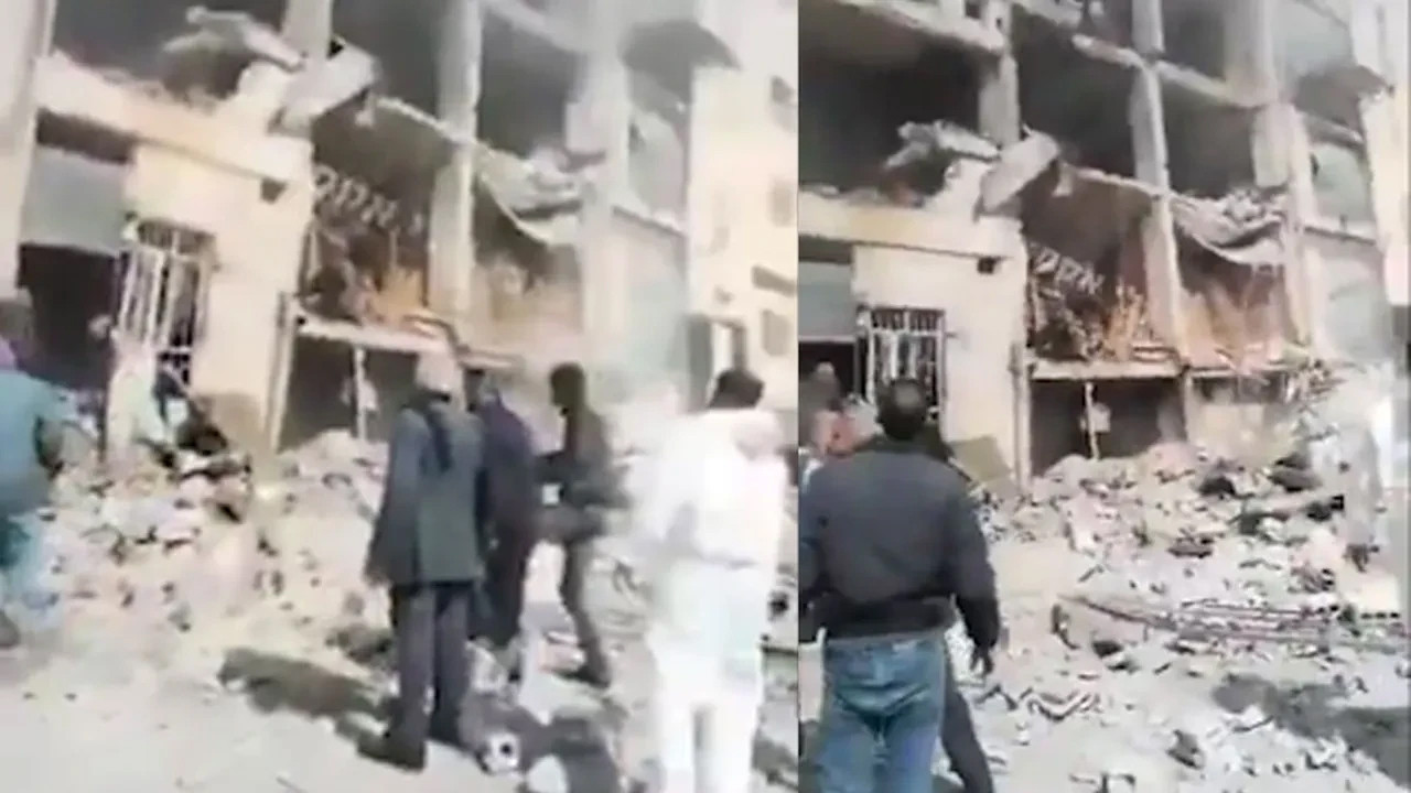 İran füzesi Suriye'de bir binaya isabet etti: Çok sayıda ölü ve yaralı var