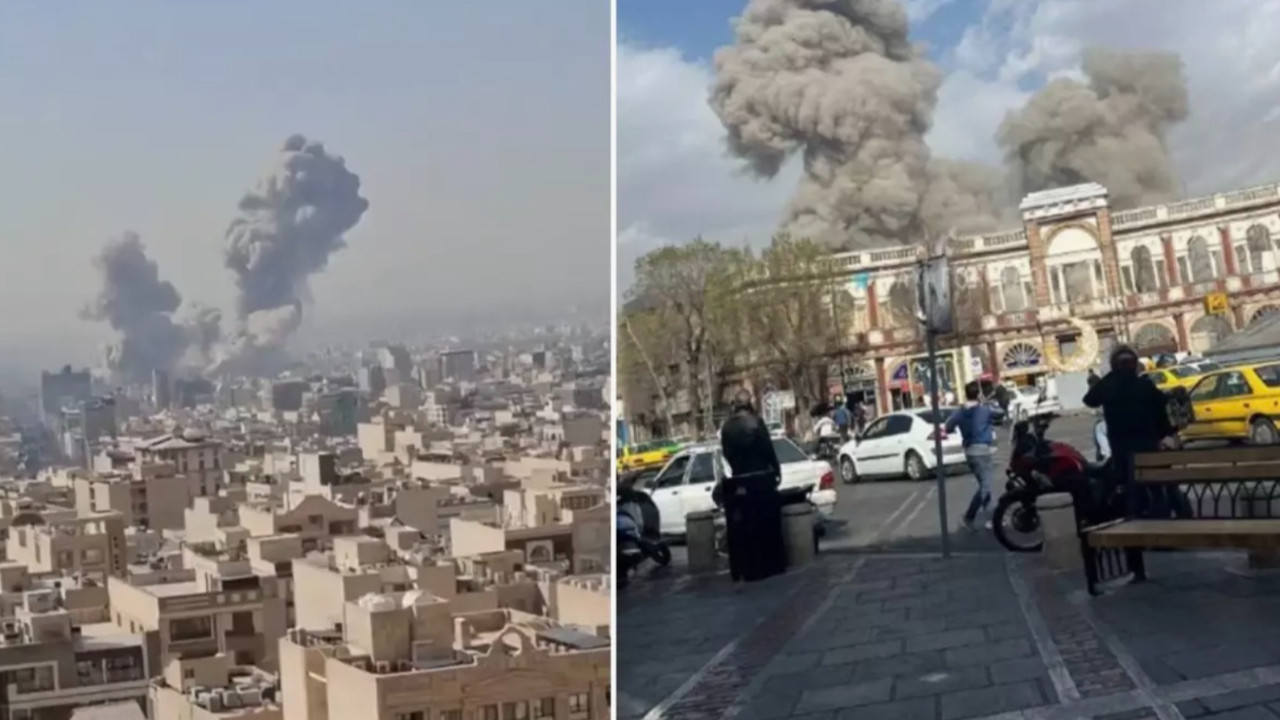 İran'nın başkenti Tahran'da art arda patlama