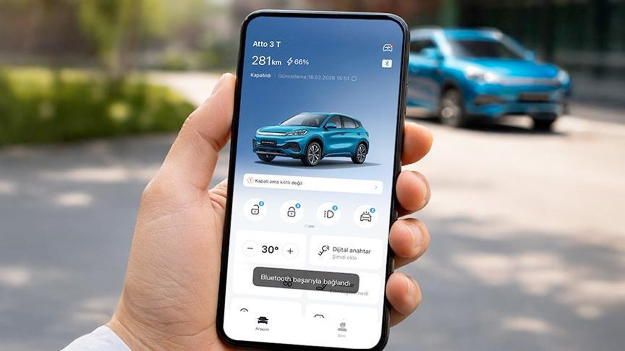BYD Mobil Uygulaması yeni dijital özelliklerle güncellendi