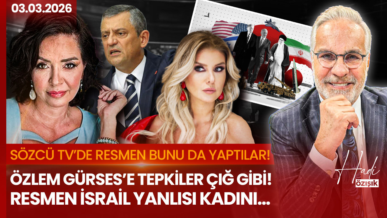 Sözcü TV yayını tartışma yarattı! Özlem Gürses’in İsrail bağlantısı gündem oldu!