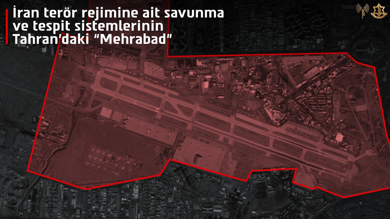 İsrail ordusu: Tahran'daki Mihrabad Havalimanı'nı vurduk