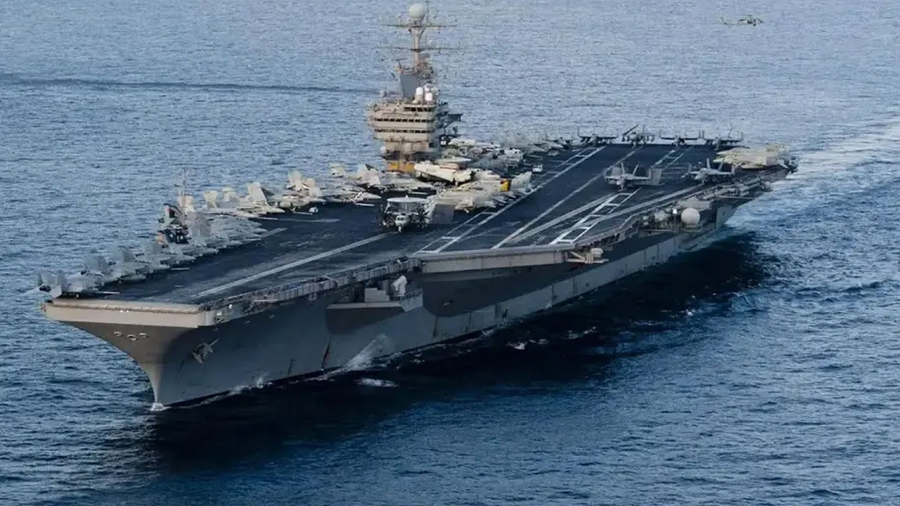 Lincoln uçak gemisini dronla vurduk