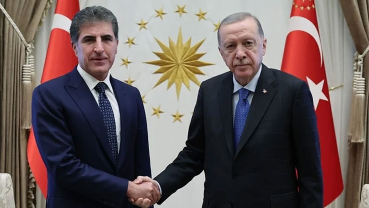 Cumhurbaşkanı Erdoğan, Neçirvan Barzani ile görüştü