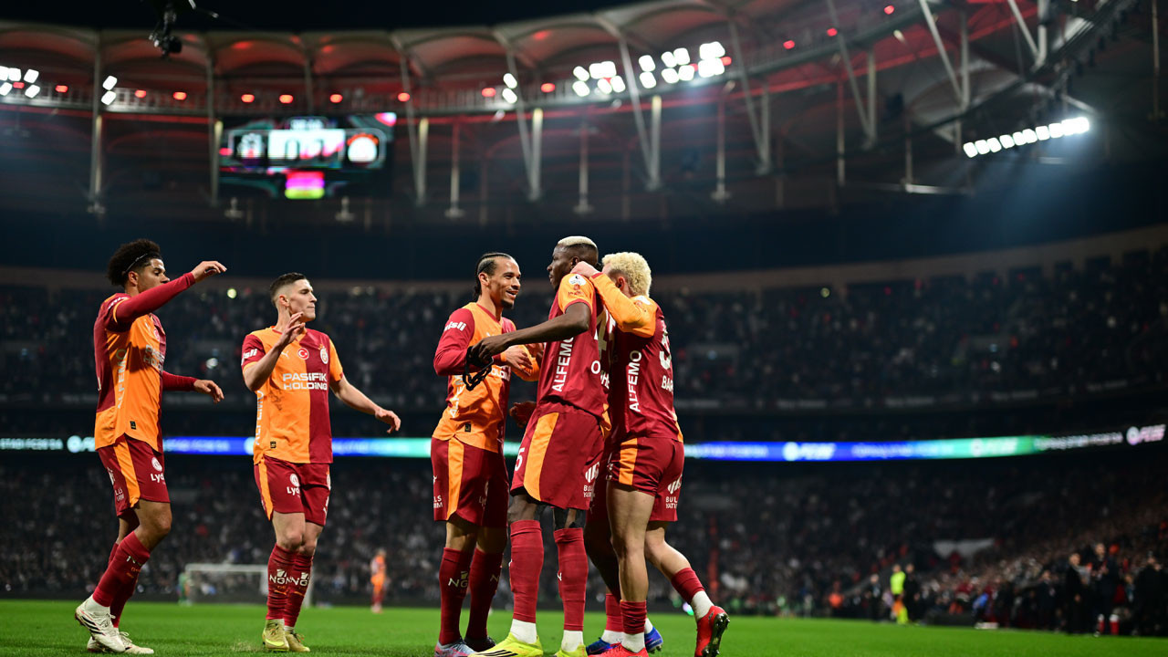 Galatasaray, deplasmanda Beşiktaş'ı 1-0 mağlup etti