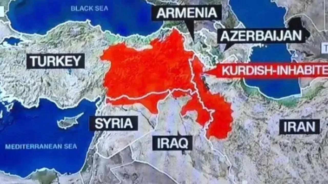 CNN’in bölücü haritasına Ankara’dan jet cevap: Birliğimizi hedef alan tasvirler...