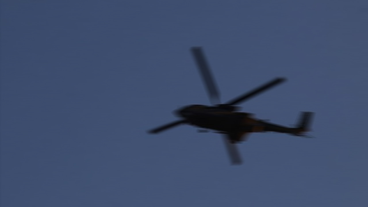 BAE duyurdu: Bir helikopter düştü