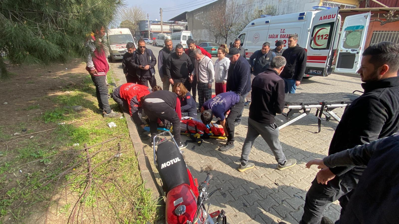 Aydın'da motosiklet kazası: 3 kişi yaralandı