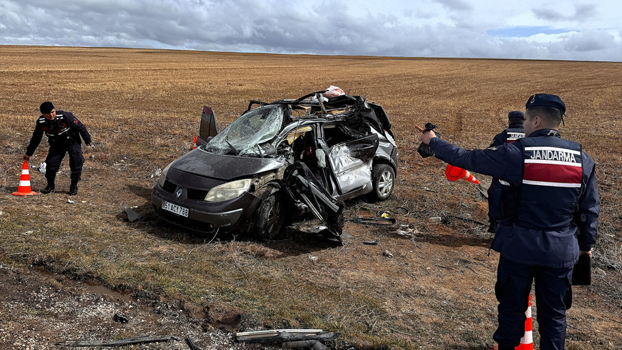 Aksaray'da babasının aracını kaçıran genç kaza yaptı: 1 ölü, 3 ağır yaralı