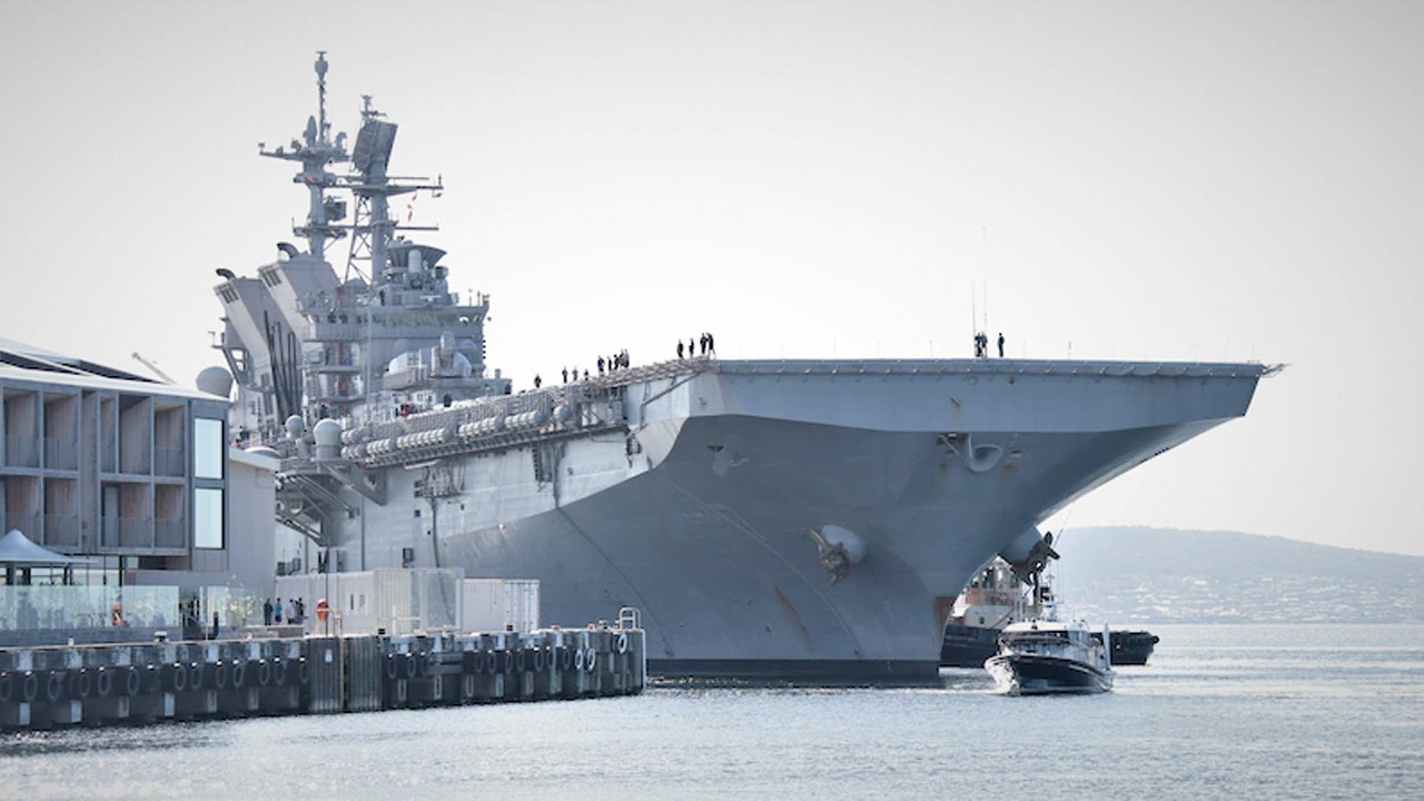 3 bin 500 ABD askerinin bulunduğu hücum gemisi Orta Doğu'ya ulaştı