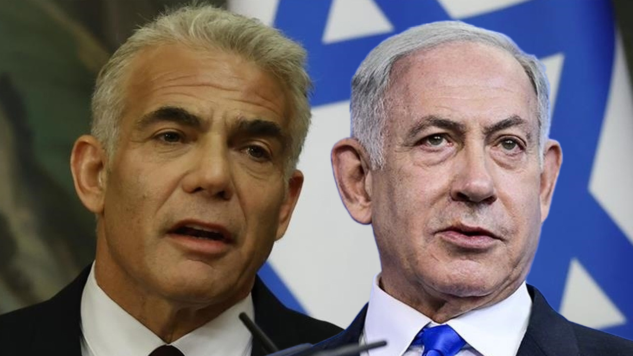 Eski İsrail Başbakanı Lapid, Netanyahu'yu yerden y…