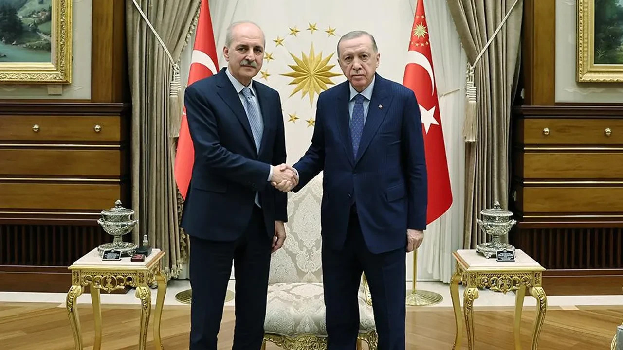Erdoğan, Numan Kurtulmuş ile görüştü! Gündem Terörsüz Türkiye süreci