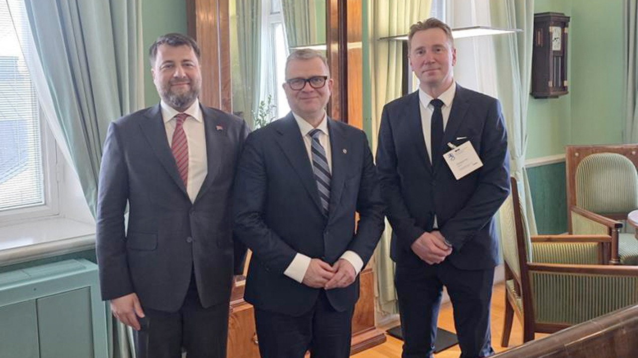 Tera Holding Yönetim Kurulu Başkanı Tezmen, Finlandiya Başbakanı Orpo ile görüştü