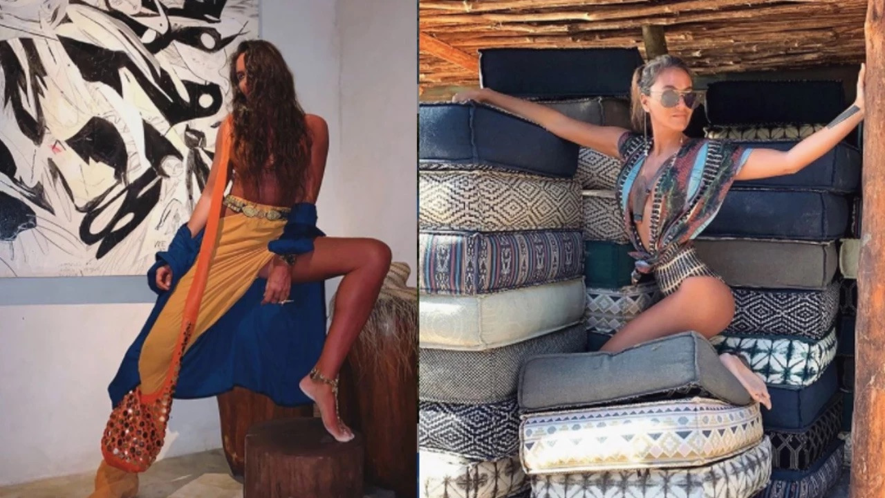 Eda Taşpınar'dan yeni kareler! Meksika'dan mayokini ile paylaştı...