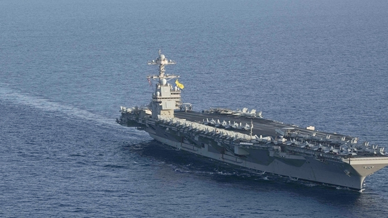 ABD'nin uçak gemisi yeniden ortaya çıktı!