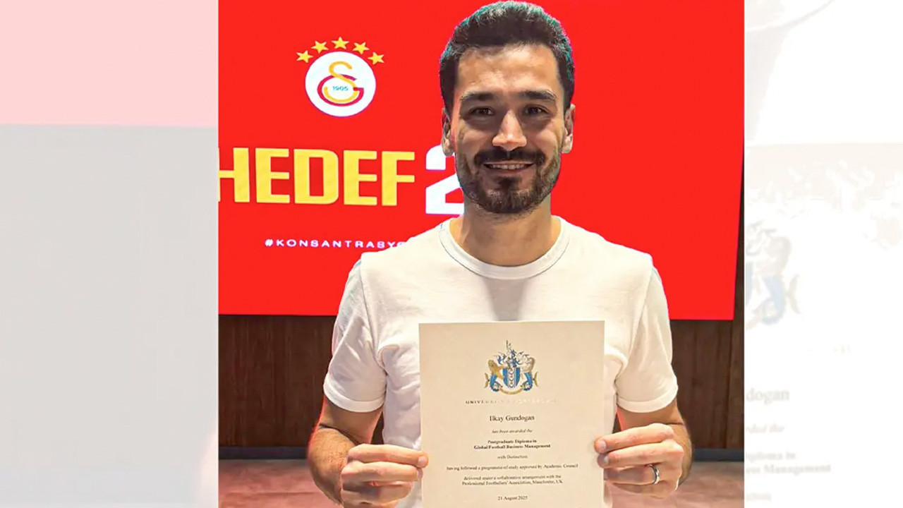 İlkay Gündoğan yüksek lisans diplomasını aldı