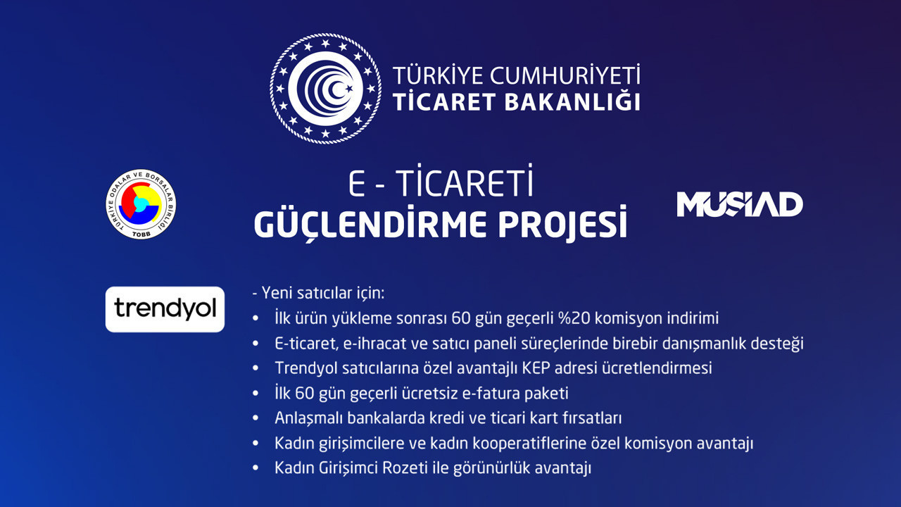Trendyol'dan e-ticarete gireceklere özel destek