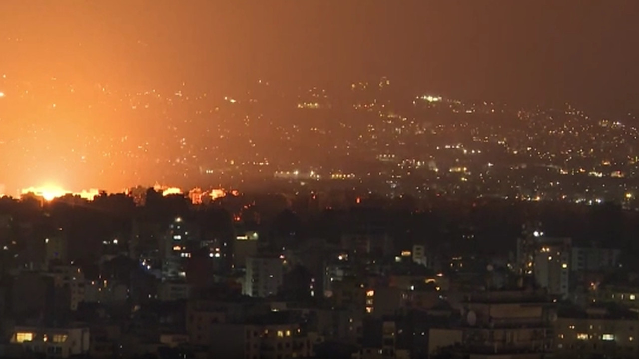 İsrail’den Beyrut’a şiddetli hava saldırısı