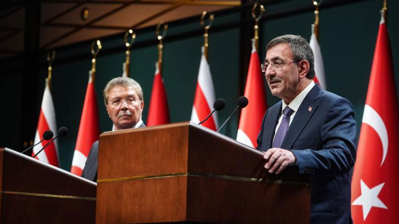Cumhurbaşkanı Yardımcısı Yılmaz: Kıbrıslı Rumlar çözüm konusunda samimi değil