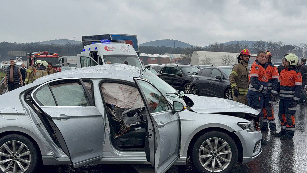 Kuzey Marmara Otoyolu'nda kaza! Yaralılar var