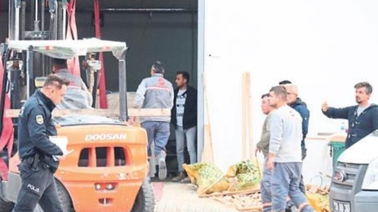 Denizli'de iş kazası! Üzerine mermer blok düşen işçi öldü