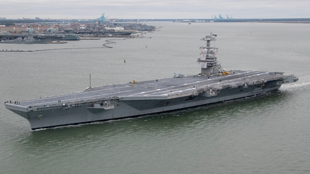 ABD'nin "USS Gerald R. Ford" uçak gemisi tekrar Orta Doğu'da konuşlandırıldı