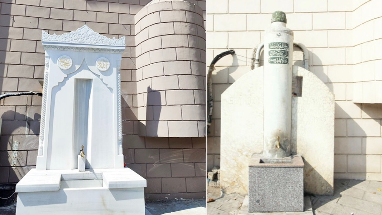 Beykoz'un üç İshak Ağa çeşmesinde şok eden yıkım! 300 yıllık tarihin yerini mermer kütle koyuldu