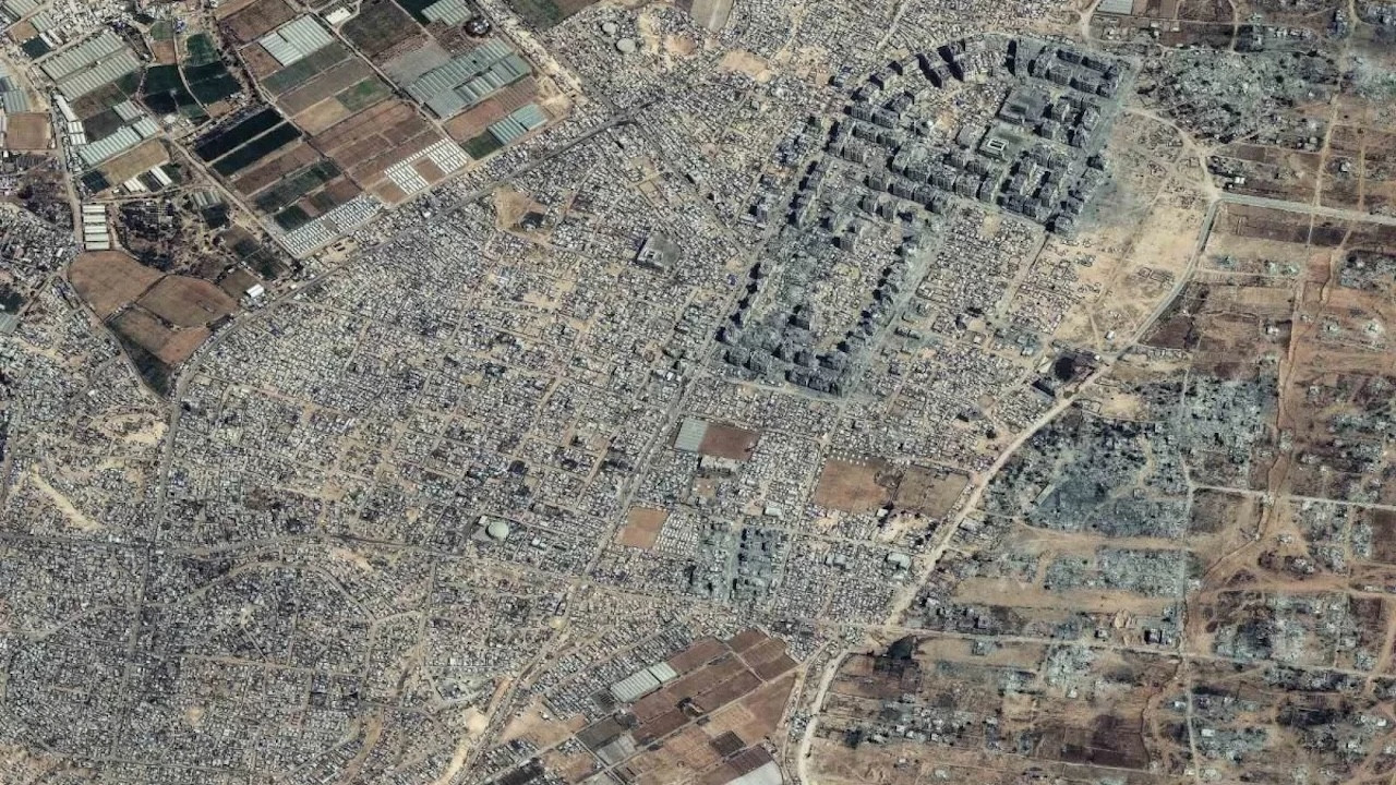 Uydu görüntüleri yıkımı ortaya çıkardı! Gazze'de İsrail saldırıları sonrası insanlık dramı...