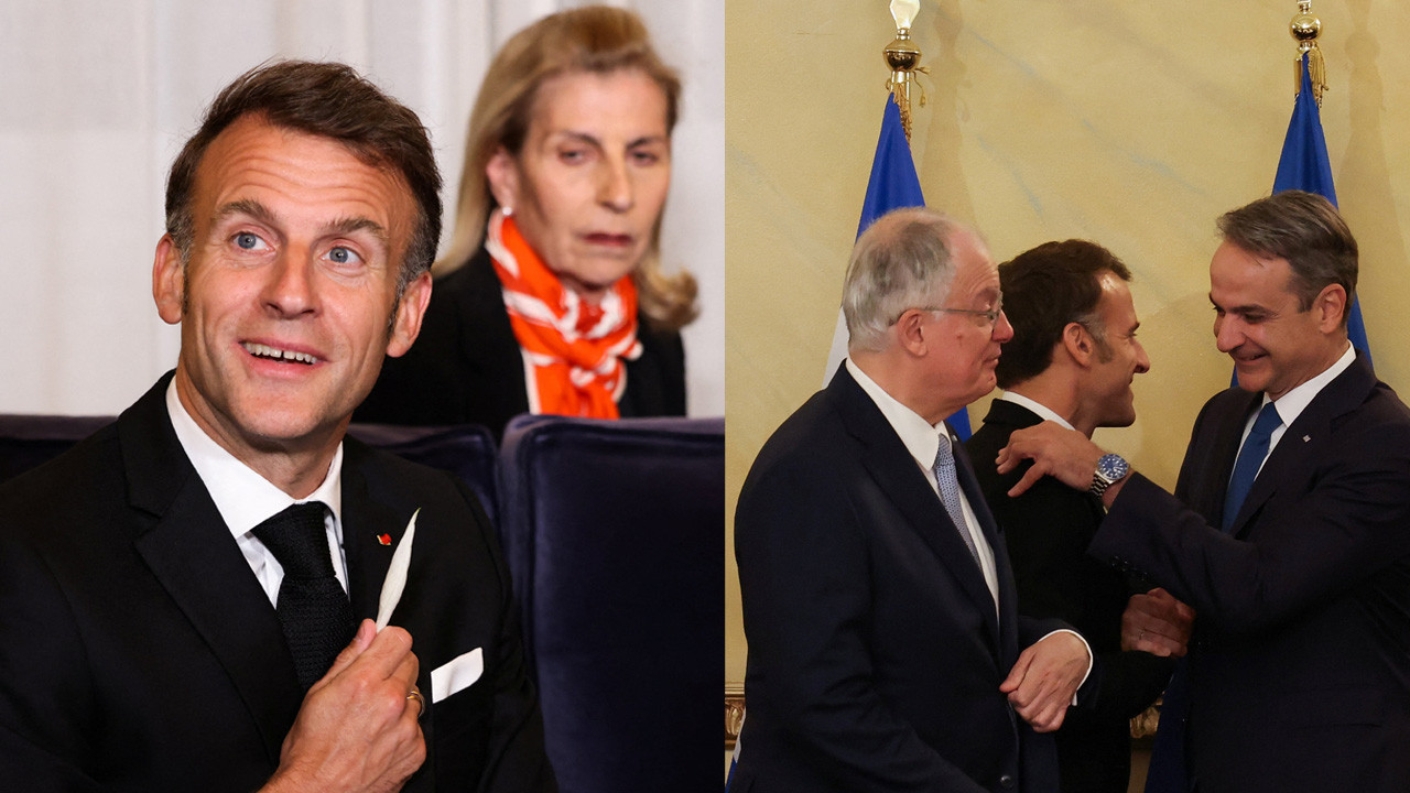 Macron Atina'da Türkiye'yi işaret etti! Rusya'dan Yunanistan'a 'nükleer' tehdit