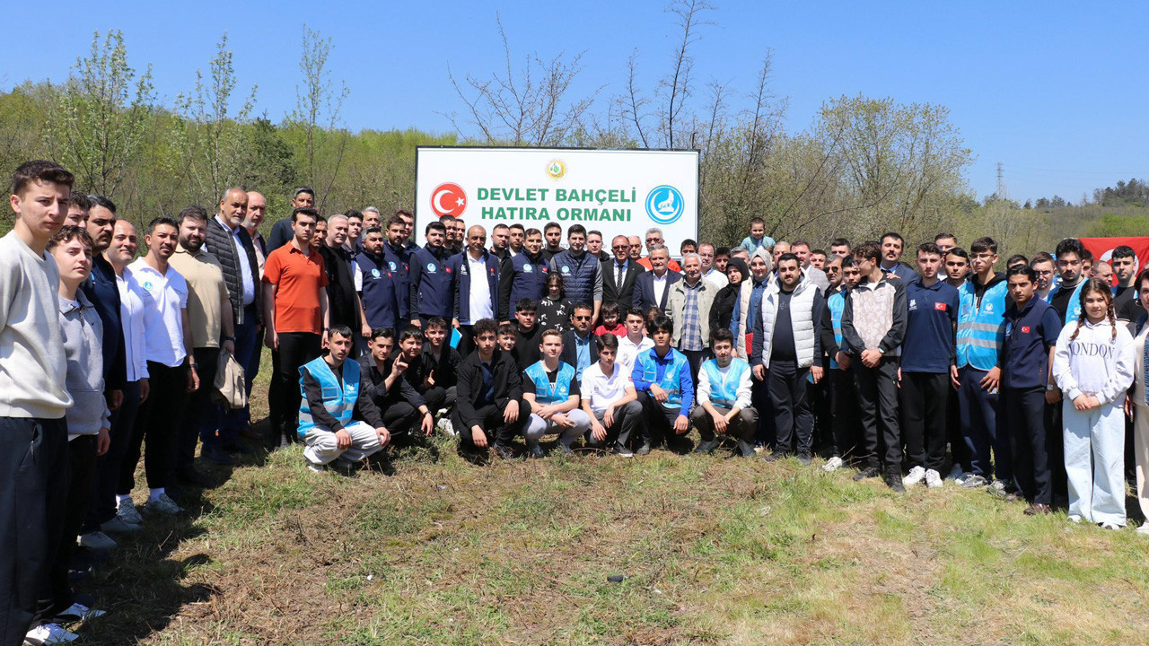 Düzce'de MHP Genel Başkanı Bahçeli adına hatıra ormanı